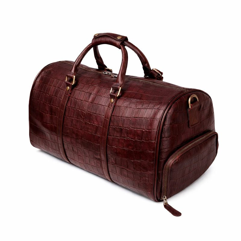 Leather Weekender